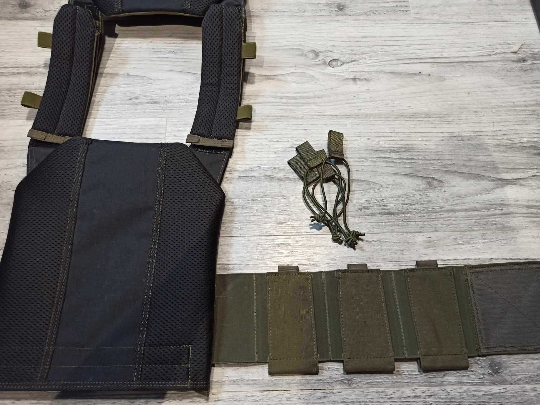 Kamizelka Taktyczna Plate Carrier Ranger green Sapi M Elastyczne Boki