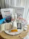 Zestaw do hybryd do paznokci manicure pedicure frezarka Neonail lampa