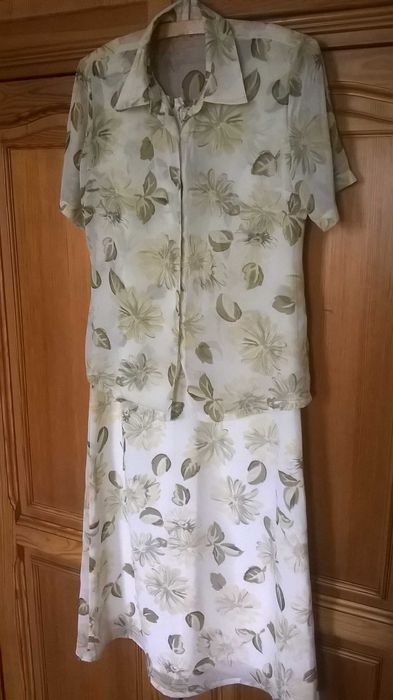 komplet: sukienka + bluzeczka