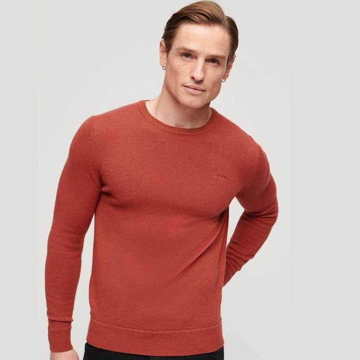 Superdry розмір XL-2XL чоловіча Slim fit кофта светр джампер оранжева