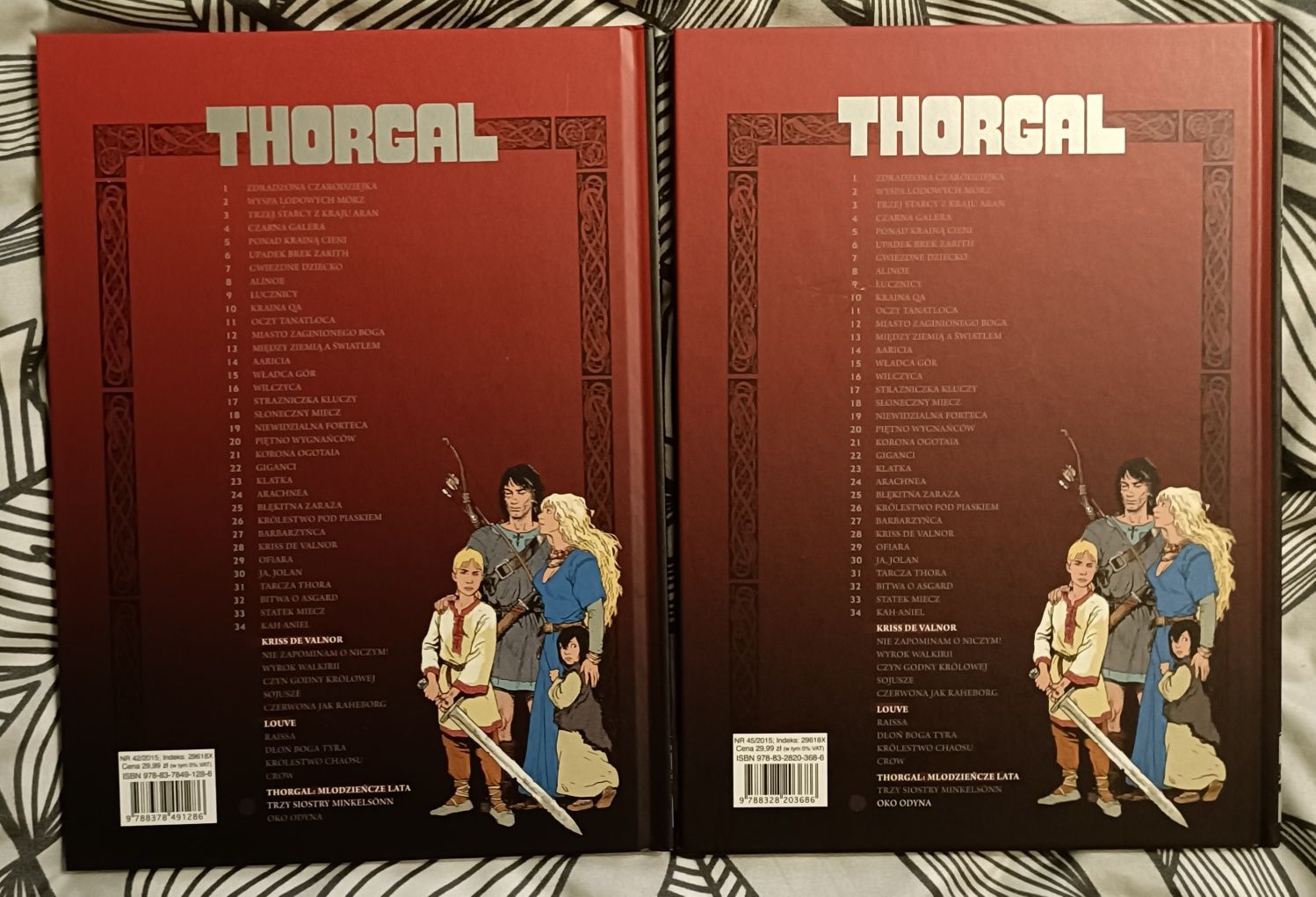 Thorgal młodzieńcze lata 2 tomy Hachette