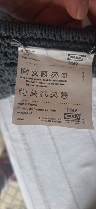 Organizador têxtil de croché IKEA