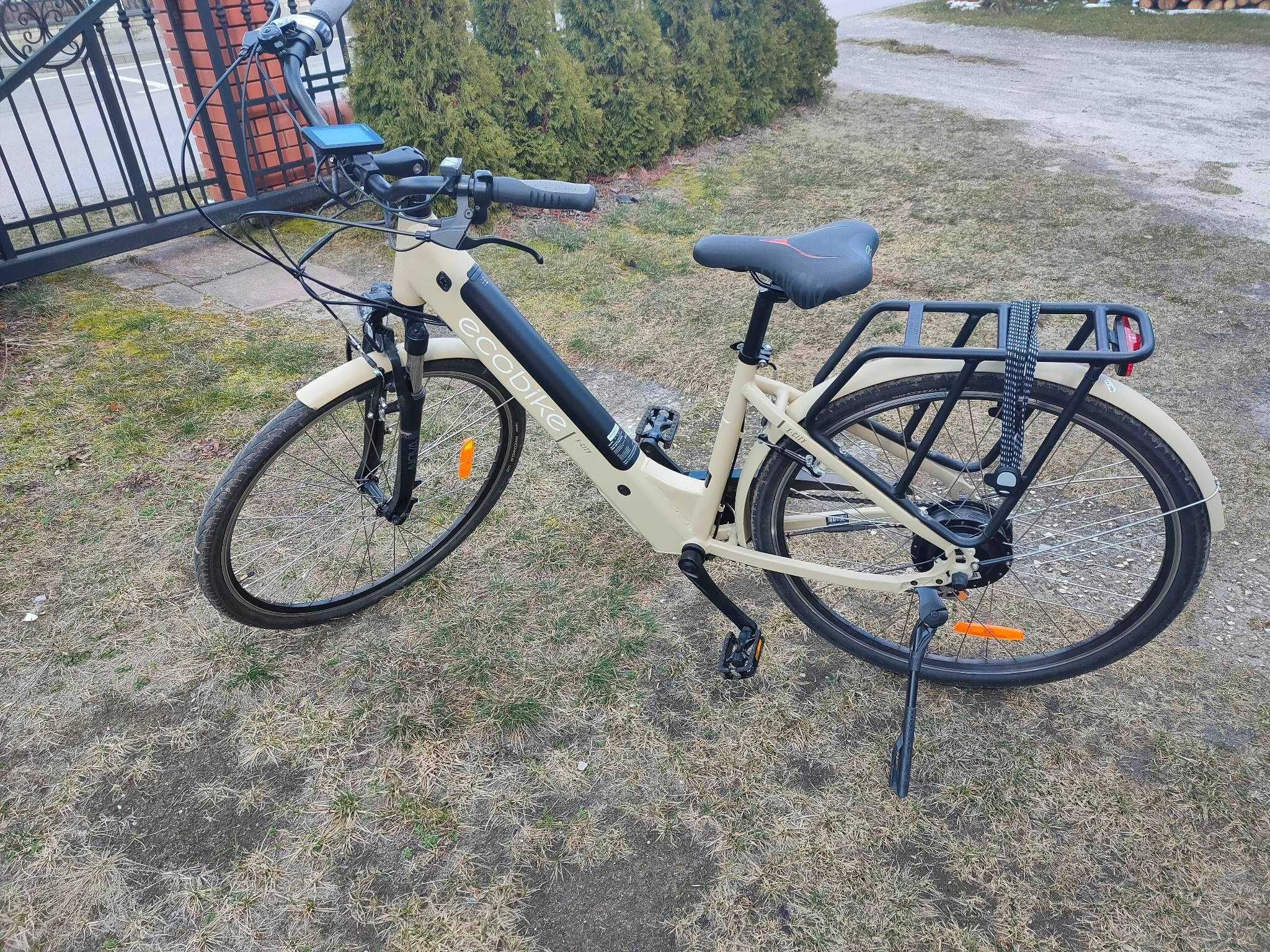 Rower elektryczny Ecobike - mało używany, JAK NOWY, 1 WŁAŚCICIEL !!!