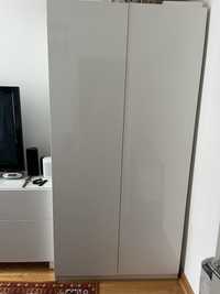 Ikea PAX szafa moułowa biala połysk