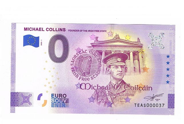 0 Euro - Michael Collins 2020-1 Niski numer 37 Edit Anniversary