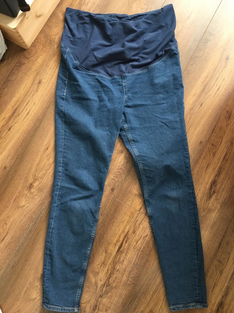 Jeansy spodnie ciążowe H&M r. XL