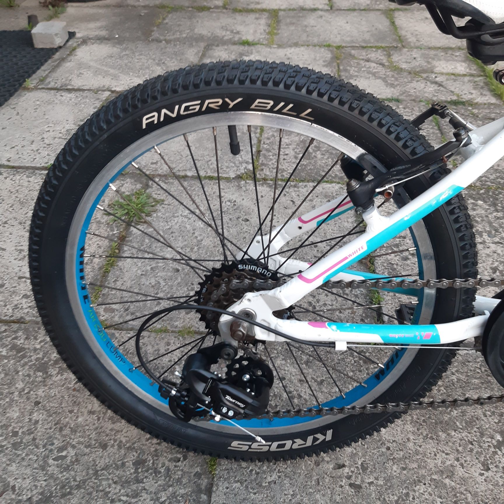 Rower dziecięcy White 20,alu,lekki