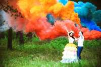 Цветной дым дымовая шашка кольоровий дим фотозона на день рождения