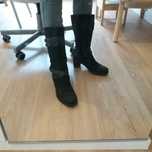 BOTAS ALTAS MARCA ARA super confortáveis quentes de pele pretas