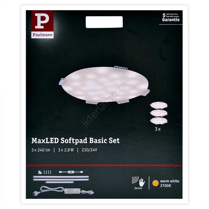 Oświetlenie LED Paulmann 70711 Oprawa z czujnikiem
