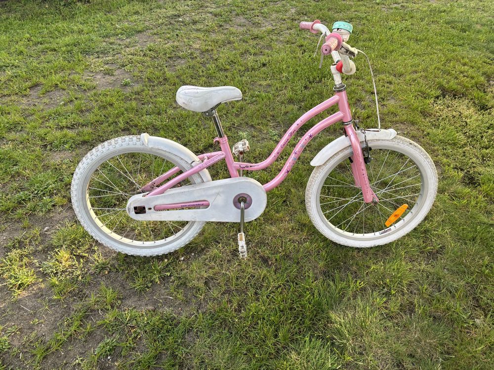 Rower dla dziewczynki 16 cali rozowy