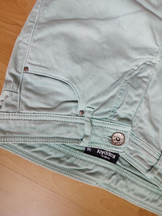 Spodnie jeansowe, jeans, KappAhl rozmiar 36, seledynowe