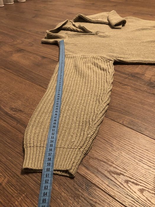 Бежевий светр джемпер кофта shein розмір m котфа гольф