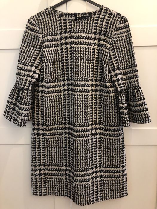 Vestido Zara Preto e Branco