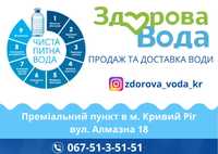 Доставка чистої здорової води додому або на офіс !