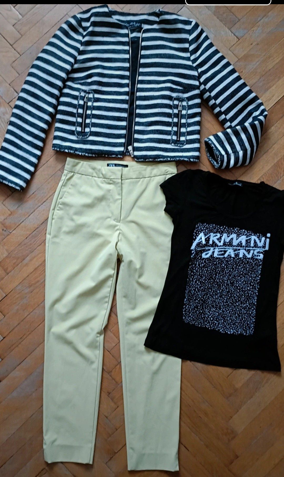 Modny zestaw Zara, Armani 36