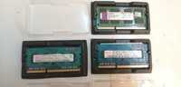 Conjunto de 3 módulos de RAM SODIMM PC3 10600 (Envio incluido)