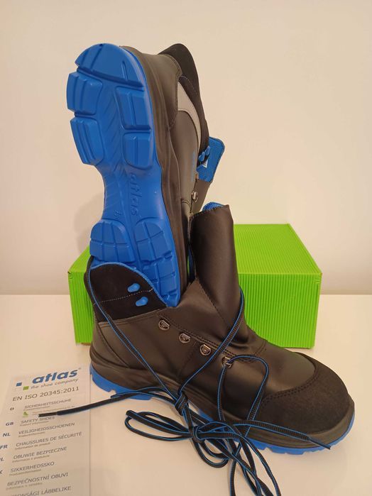 ATLAS Nowe Buty robocze Trzewiki skórzane SL 845 XP blue 2.0 S3 SRC 43