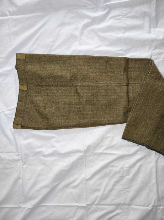 Брюки рабочие сварочные брезентовые, водонепроницаемая пропитка, 52р.