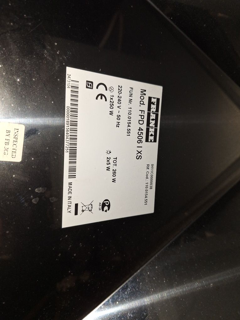 Okap wyspowy FRANKE FPD 4506 I XS