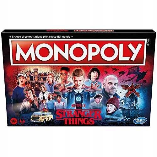 HASBRO Gra planszowa MONOPOLY Stranger Things 14+ wersja WŁOSKA C72