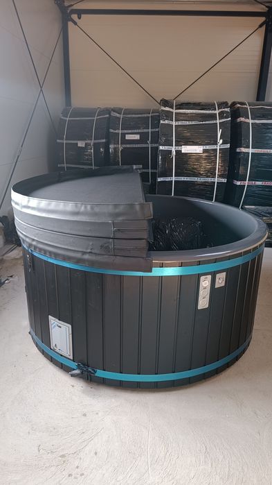 Balia ogrodowa, jacuzzi z grzałką elektryczną,bez pieca.