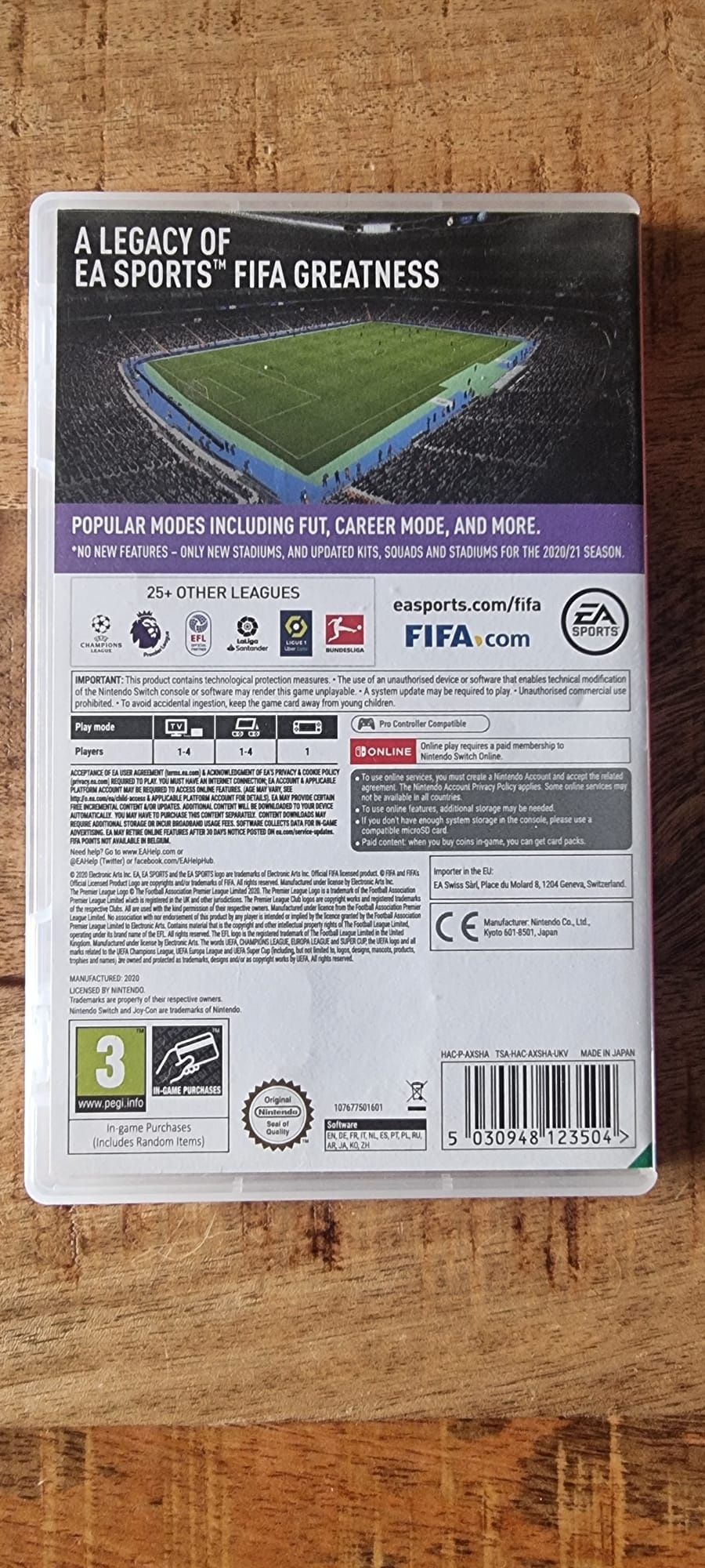 FIFA 21 Nintendo Switch