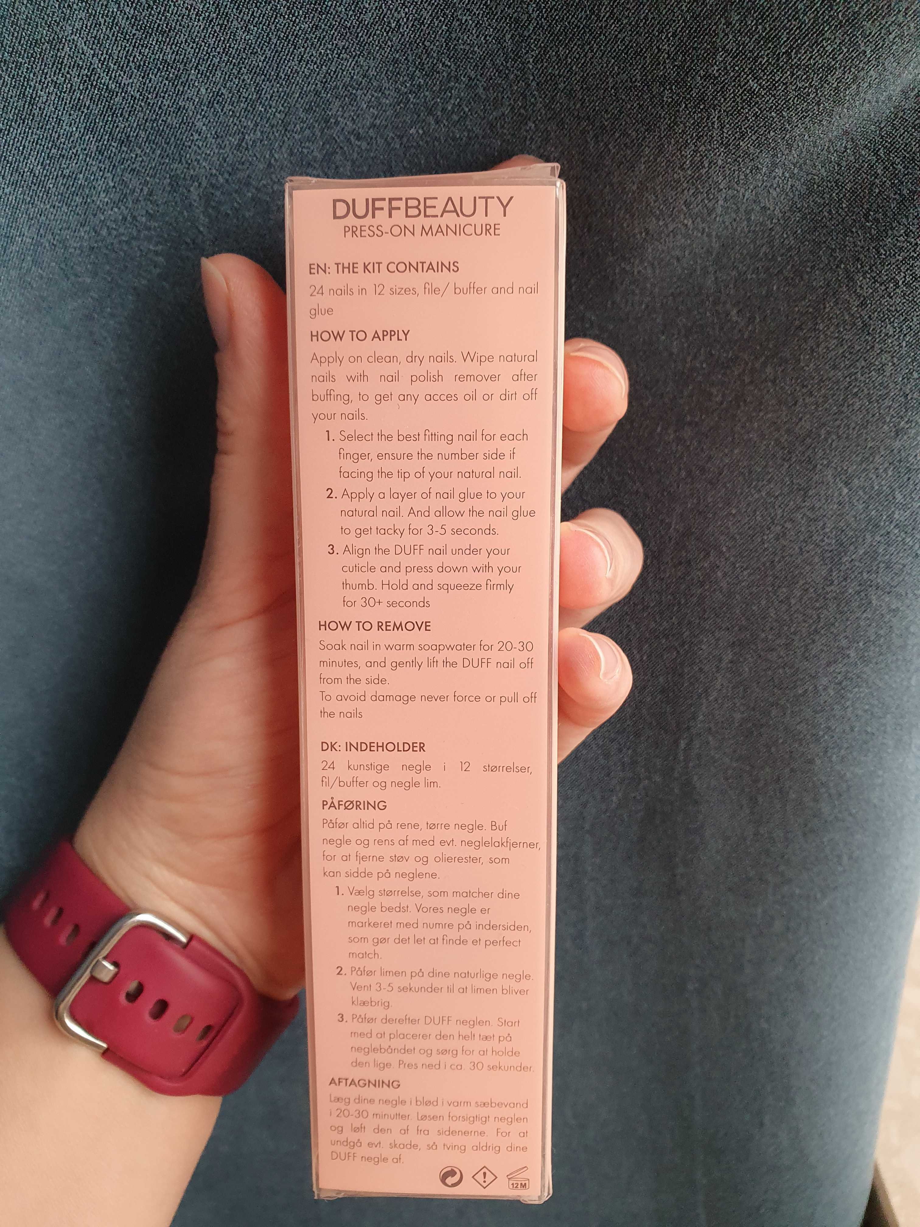 Duffbeauty press-on manicure