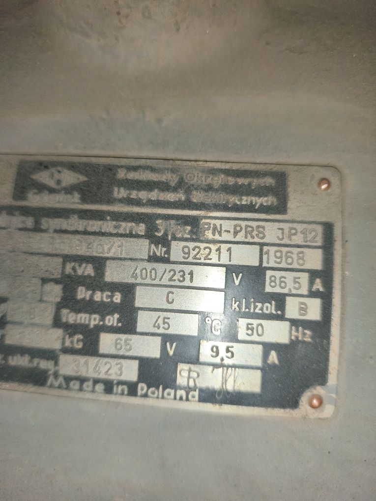 Agregat prądotwórczy 60 Kw