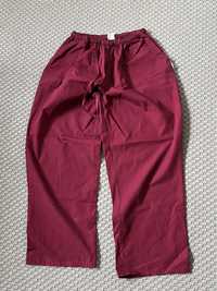 Spodnie medyczne uniformix bordowe czerwone xxl