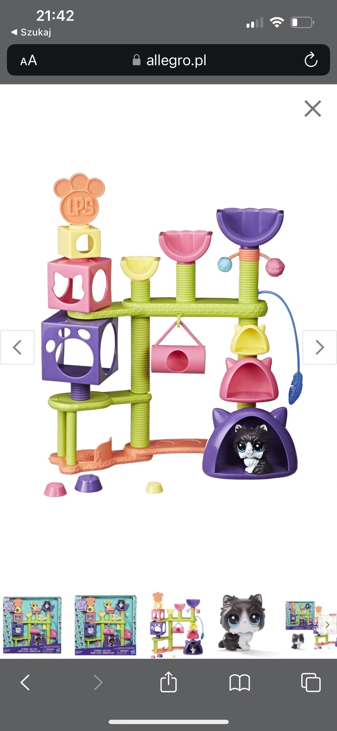 Nowy koci plac zabaw littlest pet shop