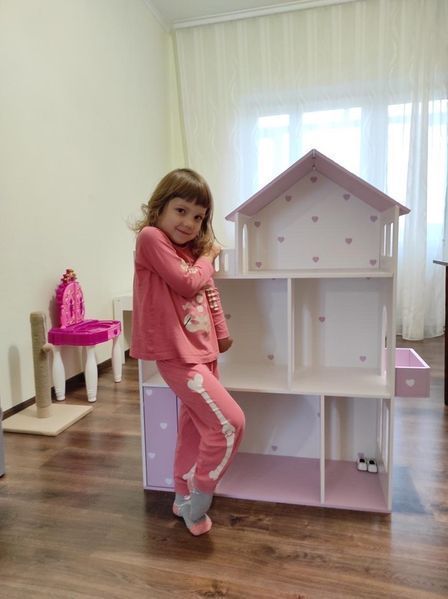 Большой домик для кукол ЭКО материал Дом кукольный