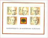 Znaczki pocztowe - Briefmarken Bundespraesidenten BRD.