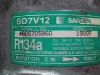 Compressor AC SD7V12 SANDEM 1500F CITROEN XSARA 1997 1.6I CITROEN SAXO 2000 1.5D 0P