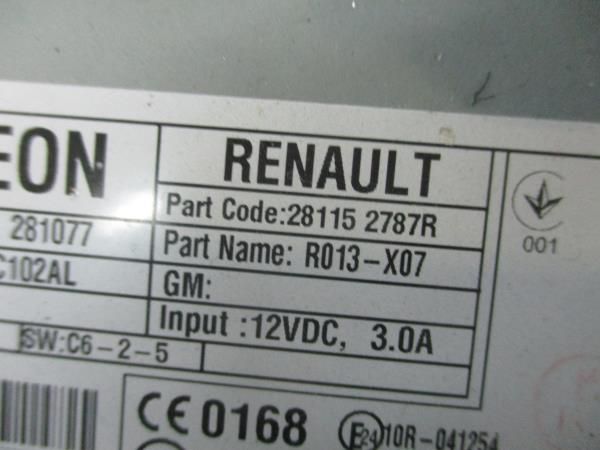 Rádio / auto-rádio RENAULT Twingo III (BCM_)