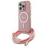 Guess GUHMP16XHCTSGNSP iPhone 16 Pro Max 6.9" różowy/pink hardcase Cro