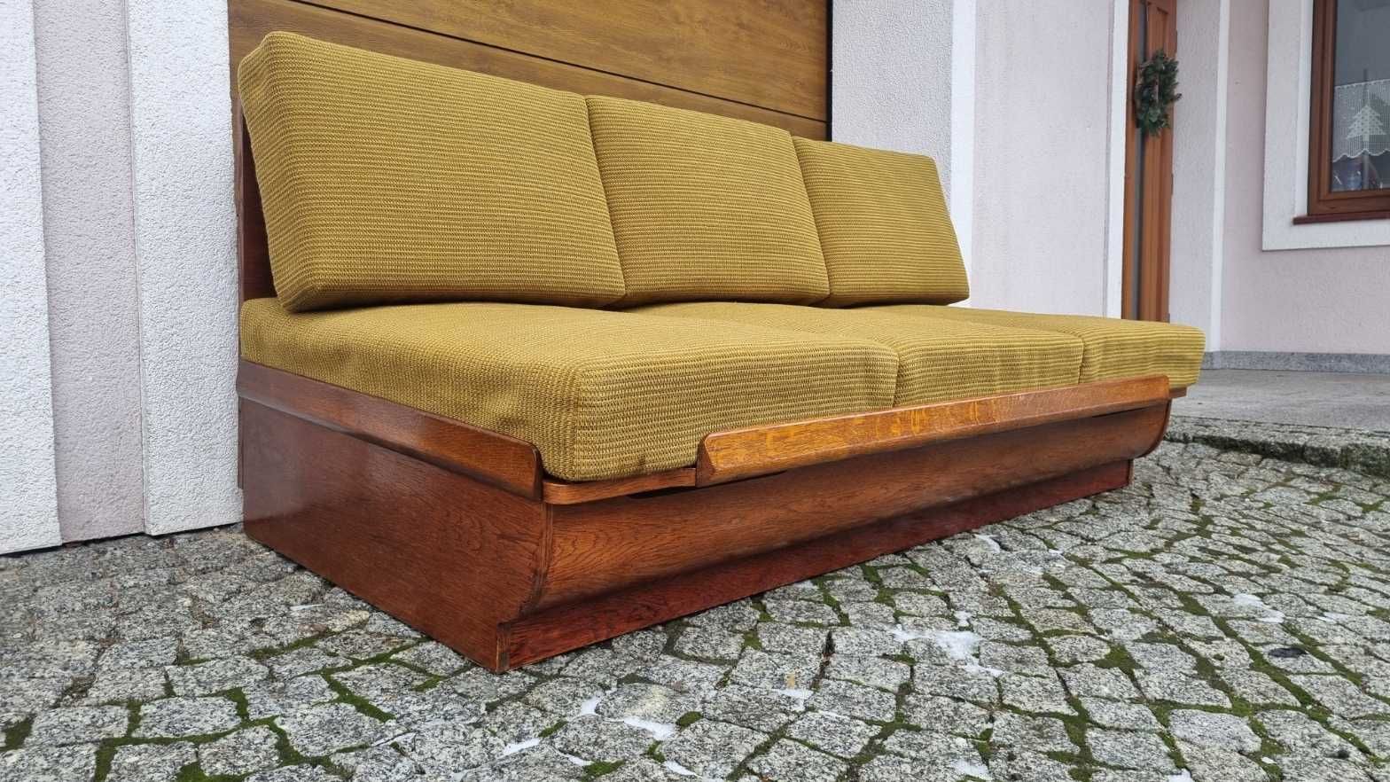 Sofa Kanapa Art Deco ART DECO retro J. HALABALA czechosłowacja Vintage