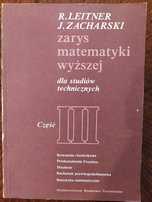Zarys matematyki wyższej część III - R. Leitner
