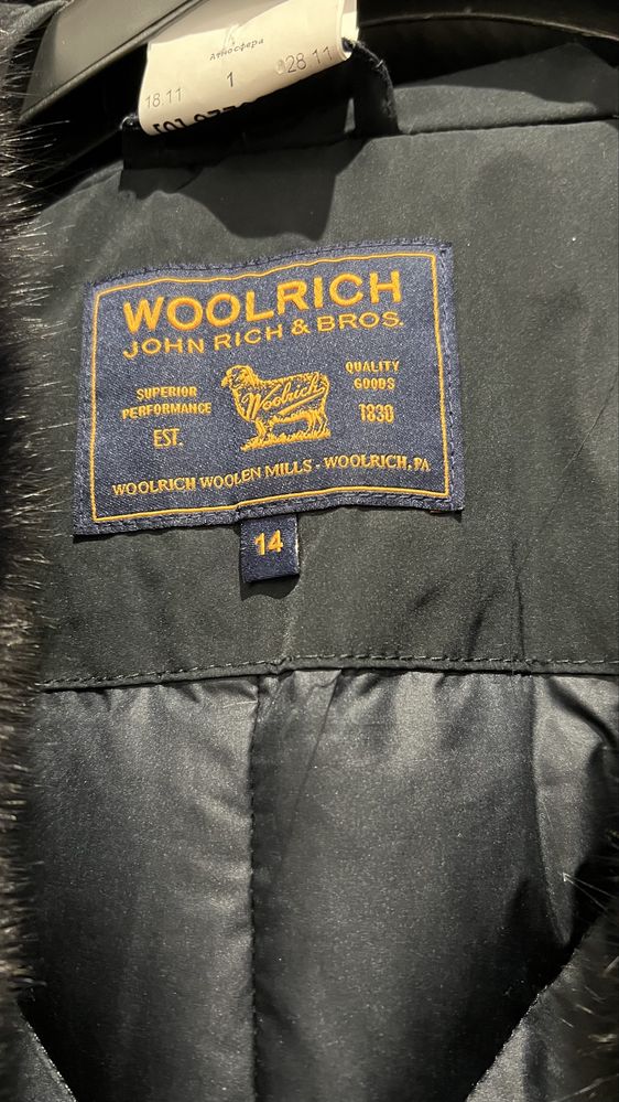 Woolrich парка пухове пальто