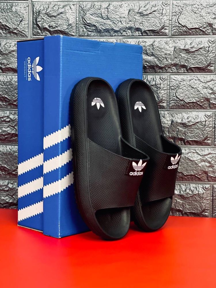 Мужские Adidas шлепанцы Шлепки сланцы тапочки Адидас Топ продаж!