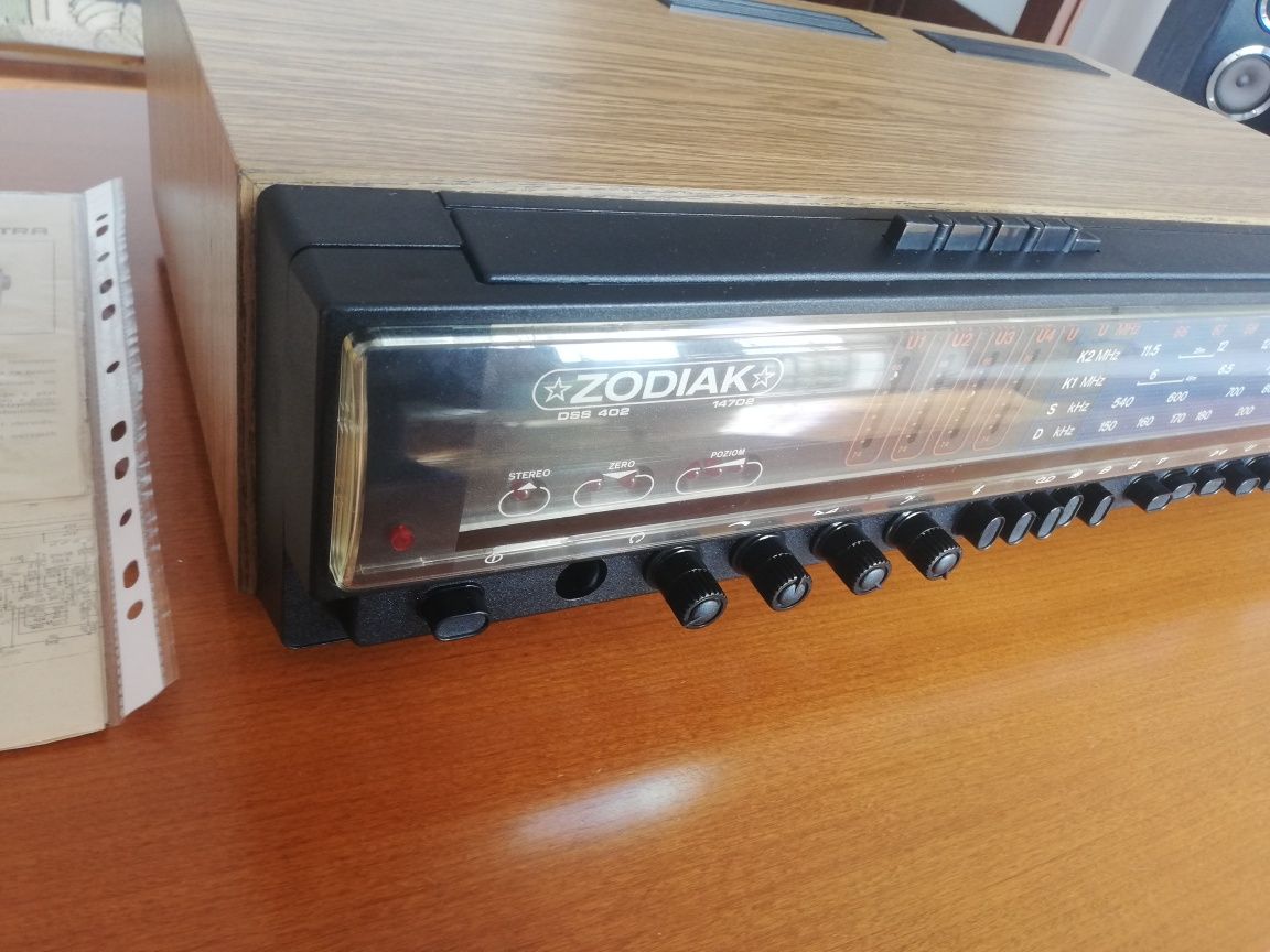 radio zodiak unitra amplituner super stan