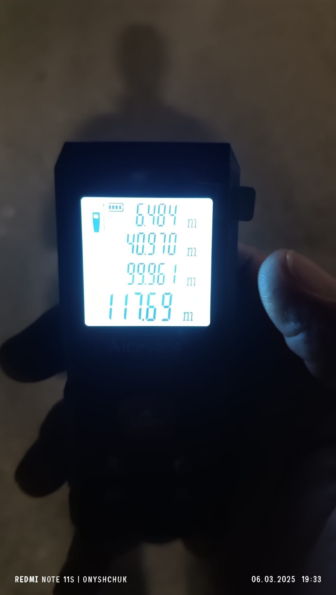 NOVO Medidor de distância à lazer C6, até 120m