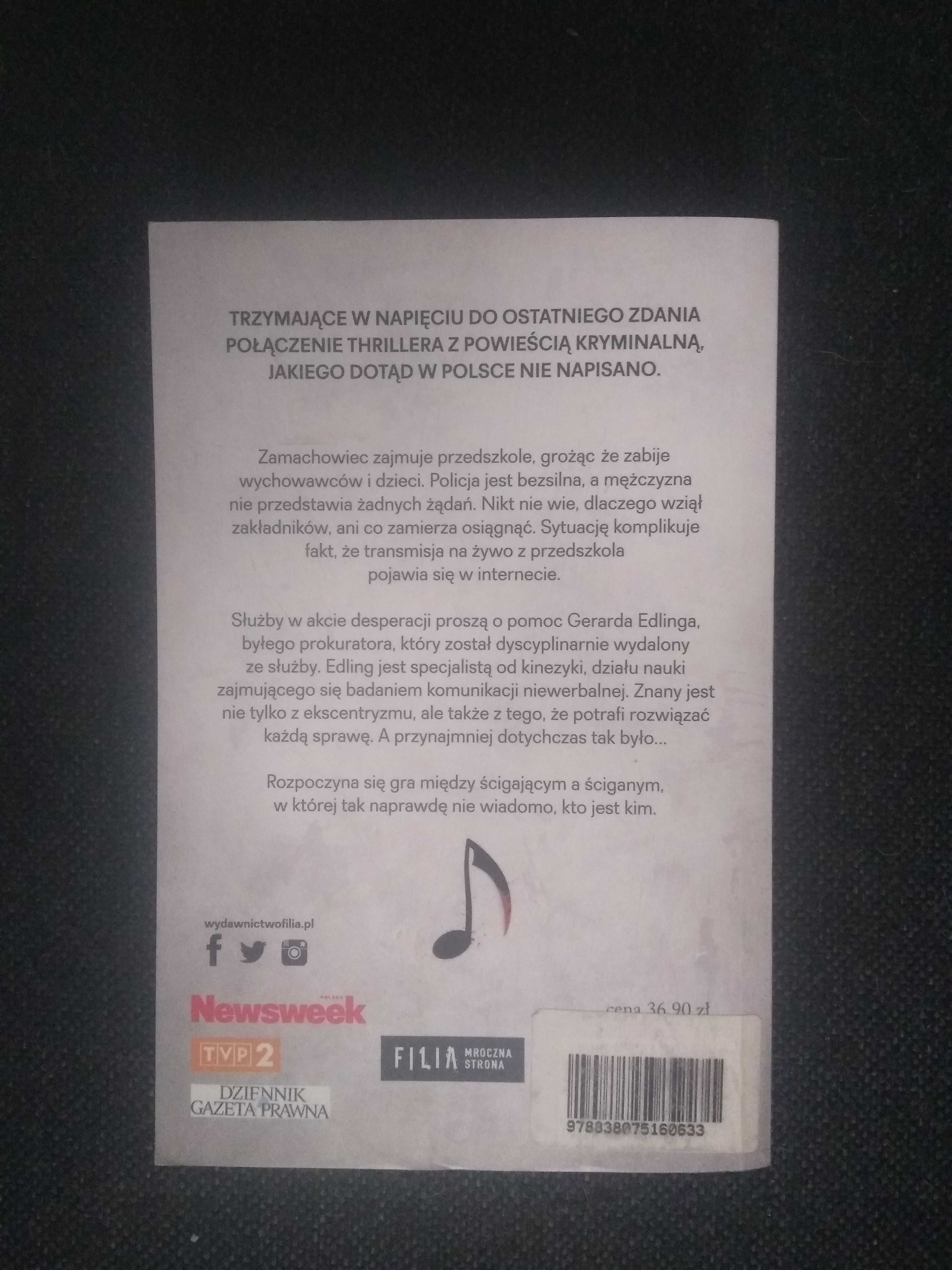 Dobra książka - Behawiorysta Remigiusz Mróz (jak nowa)
