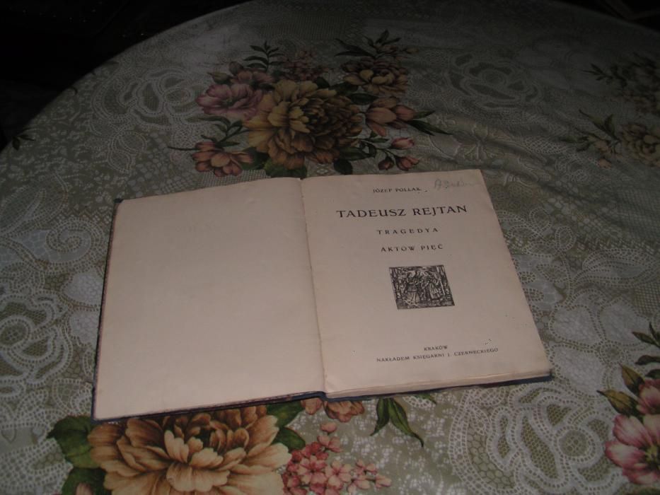 Stara książka(1917) Józef Pollak-Tadeusz Rejtan