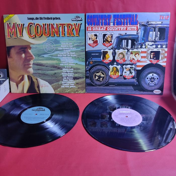 Збірники кантрі.Фірмові вінілові платівки.