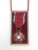 Ciekawy medal PRL krzyż zasługi w oryginalnym etui