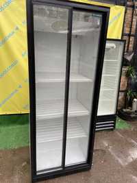 Холодильник для напитков Узкий двухдверный шкаф Витрина