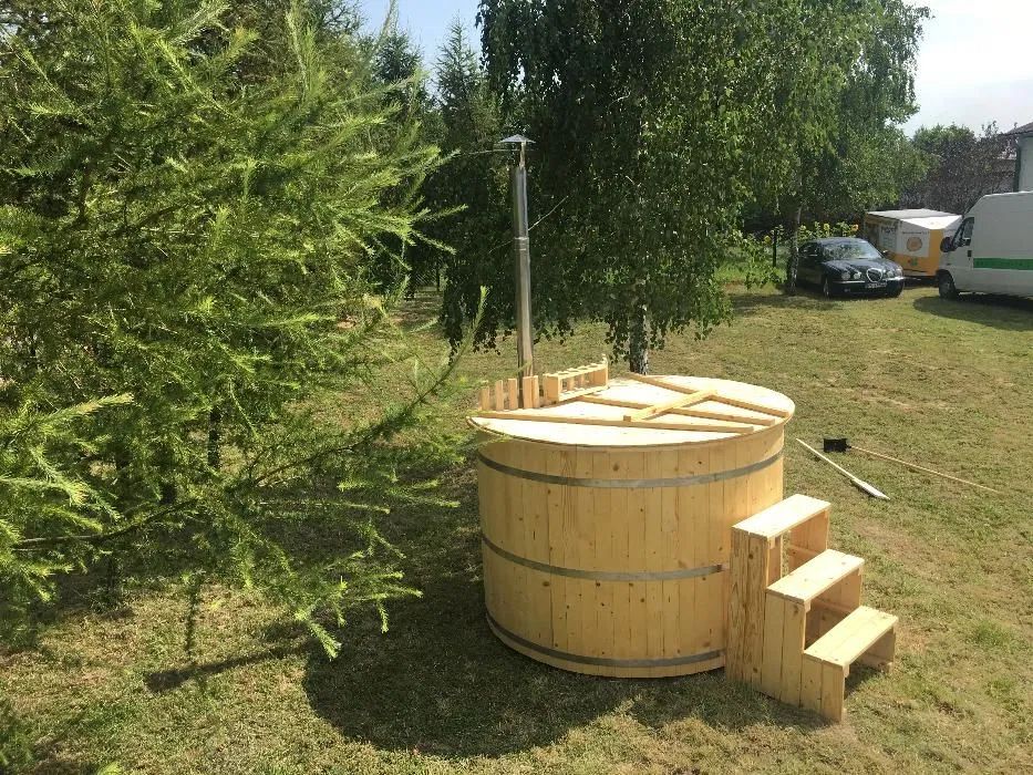 Balia kąpielowa Bania z piecem Beczka Ruska Bania 220 Raty Leasing