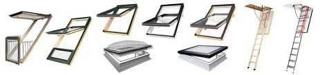 Okno Fakro PTP-V U4 78x118   kolory RAL 7016 i RAL 7022