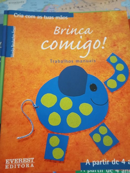 Livros de trabalhos manuais 8 exemplares